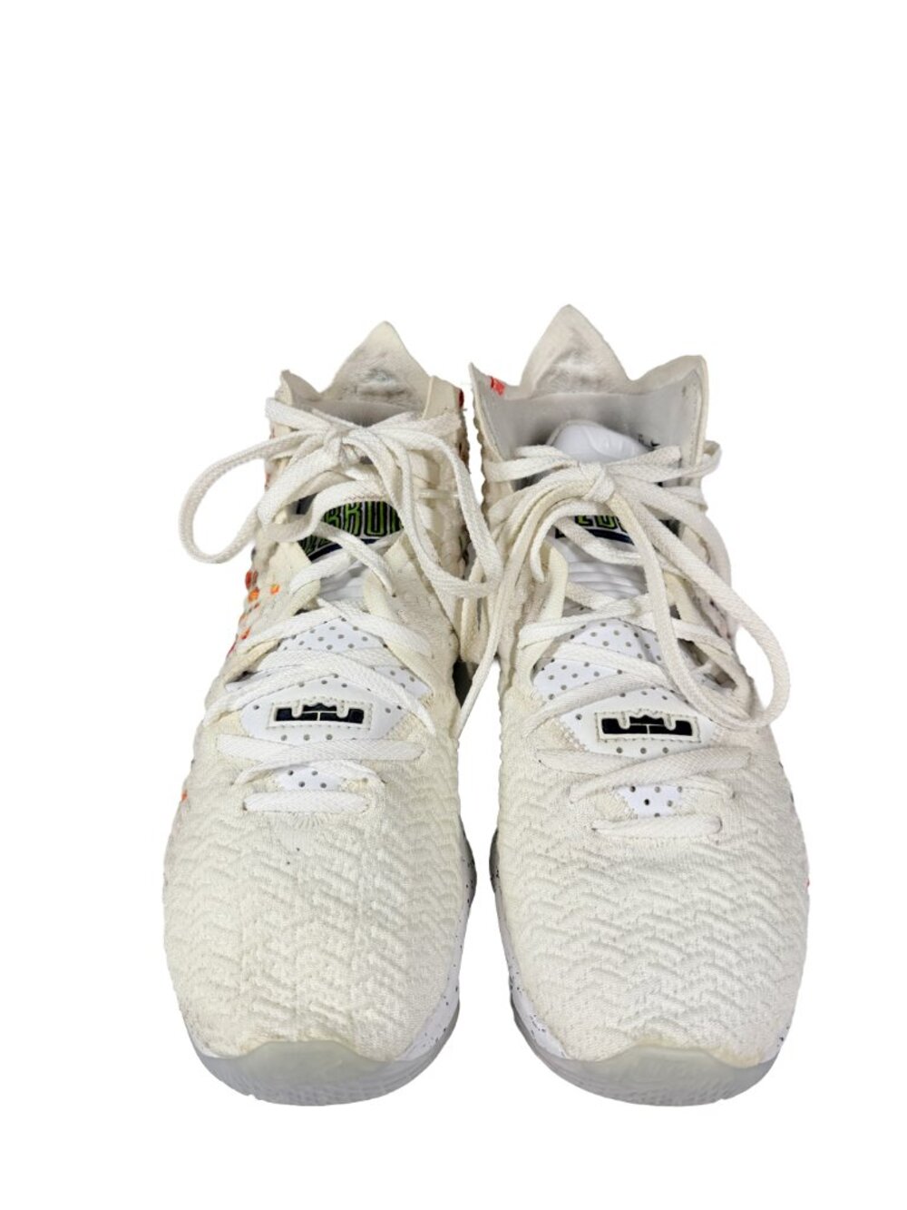 Nike LeBron 17 XVII Command Force White Multi BQ3177-100 Mens 8.5 Basketball - Picture 8 of 15